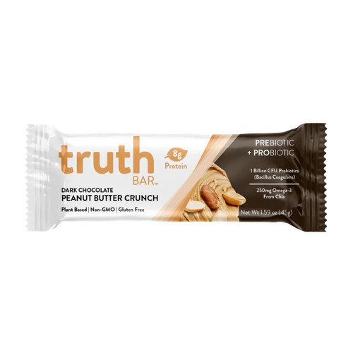 TRUTH BAR: Dark Chocolate Peanut Butter Crunch Bar, 1.59 oz