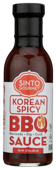 SINTO GOURMET: Korean Spicy BBQ Sauce, 12 fo