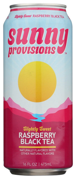 SUNNY PROVISIONS: Slightly Sweet Raspberry Black Tea, 16 fo