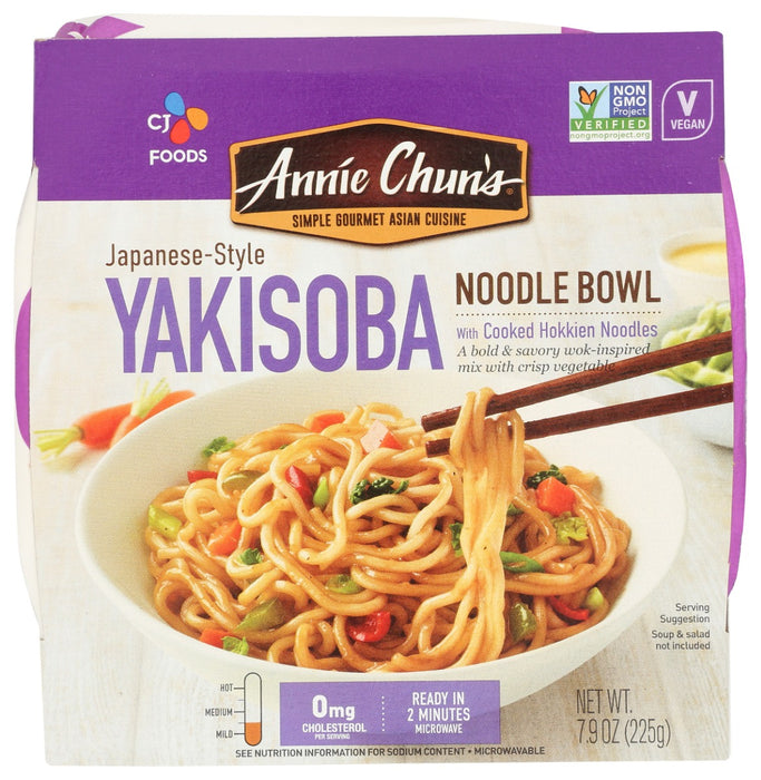 ANNIE CHUNS: Japanese Style Yakisoba Noodle Bowl, 7.9 oz