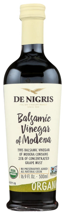 DE NIGRIS: Organic Balsamic Vinegar 25%, 16.9 oz