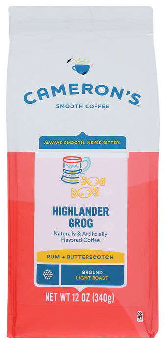 CAMERONS COFFEE: Coffee Grnd Highlander, 12 oz