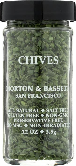 MORTON & BASSETT: Chives, 0.12 oz