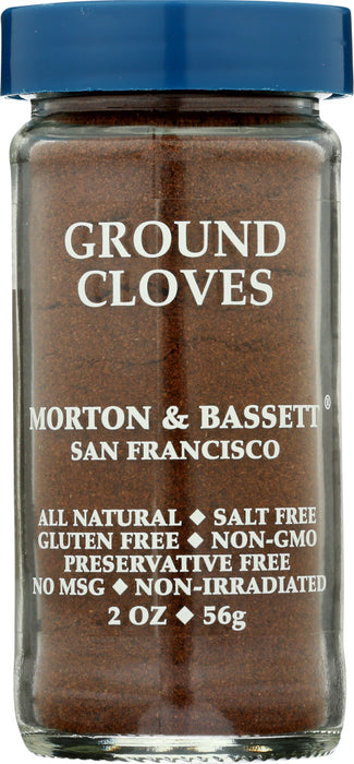 MORTON & BASSETT: Ground Cloves, 2.4 oz