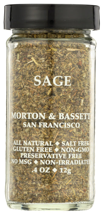 MORTON & BASSETT: Spices Sage, 0.4 oz