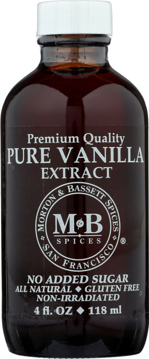 MORTON & BASSETT: Pure Vanilla Extract, 4 oz