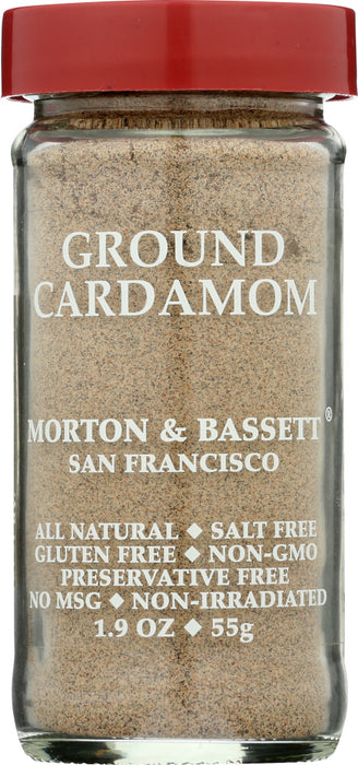 MORTON & BASSETT: Ground Cardamom, 1.9 oz