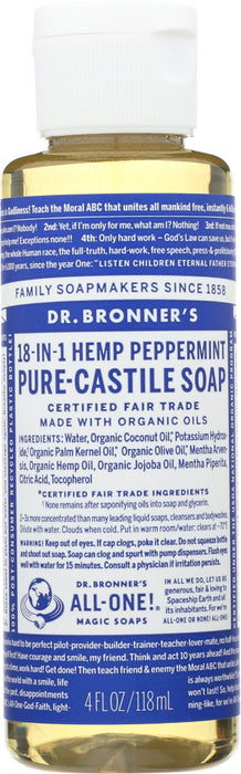 DR BRONNER: SOAP CSTLE PPPRMNT (4.000 OZ)