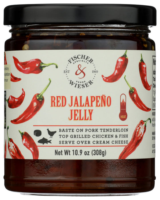 FISCHER & WIESER: Red Hot Jalapeno Jelly, 10.9 oz