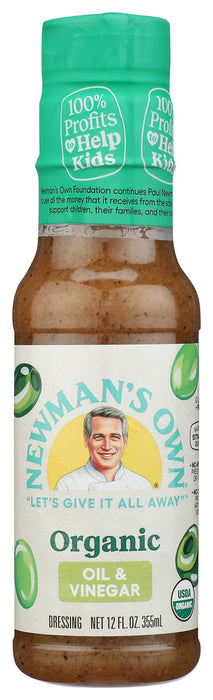 NEWMANS OWN: Olive Oil Vinegar Dressing, 12 oz