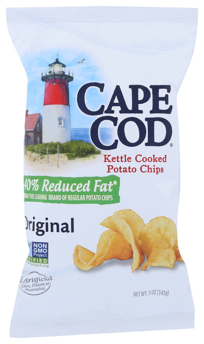 CAPE COD: Reduced Fat Original Salted Potato Chips, 5 oz