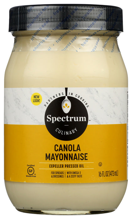 SPECTRUM NATURALS: Canola Mayonnaise, 16 oz