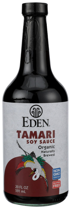 EDEN FOODS: Organic Tamari Soy Sauce Naturally Brewed, 20 fo