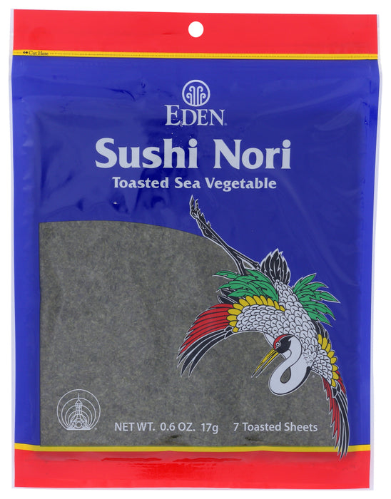 EDEN FOODS: Sushi Nori 7 Sheets, 0.6 oz