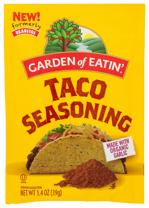 GARDEN OF EATIN: Mix Seasoning Taco, 1.4 OZ