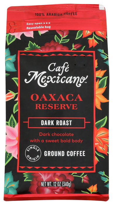 CAFE MEXICANO: Coffee Grnd Oaxaca Rv, 12 oz