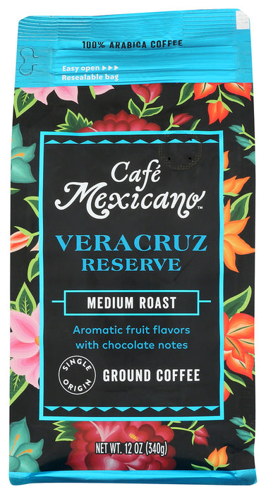 CAFE MEXICANO: Coffee Grnd Veracruz Rv, 12 oz
