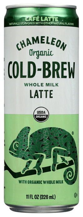 CHAMELEON COLD BREW: Cafe Latte Whole Milk Latte, 11 fo