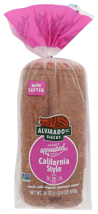 ALVARADO STREET BAKERY: Organic California Style Complete Protein Bread, 24 oz