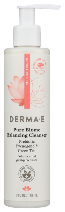 DERMA E: Pure Biome Balancing Cleanser, 6 fo