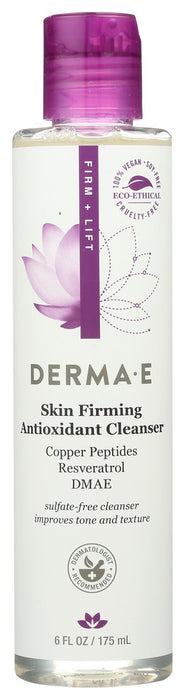 DERMA E: Cleanser Facial Skin Firm, 6 oz