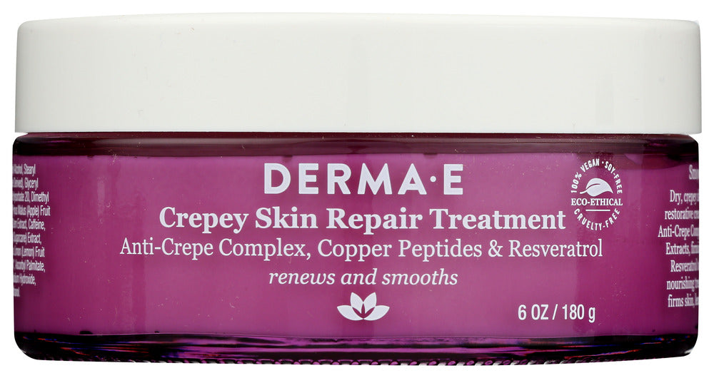 DERMA E: Skin Repair Trtmnt Crepey, 6 oz