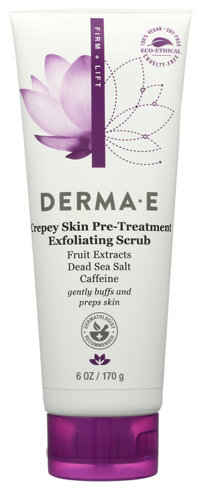DERMA E: Scrub Body Pre Treatment, 6 oz