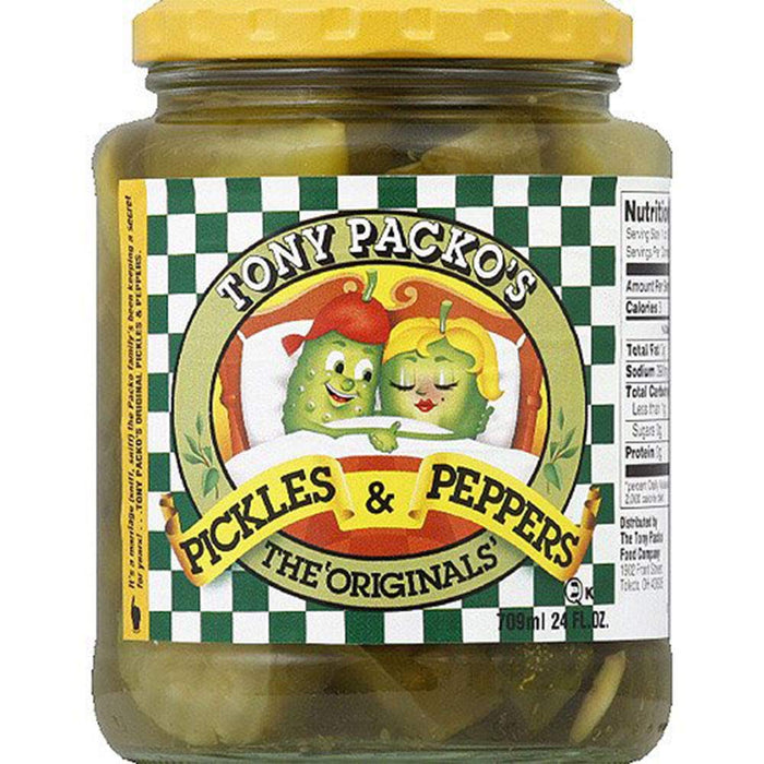 TONY PACKOS: Original Pickle Pepper, 24 oz