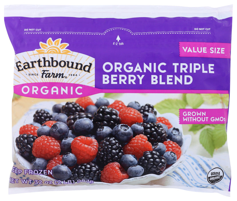 EARTHBOUND FARM ORGANIC: Triple Berry Blend, 2 lb