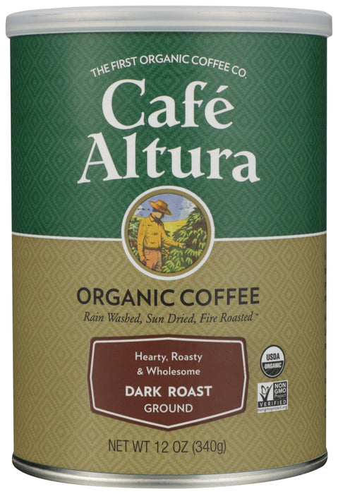 CAFE ALTURA: Organic Coffee Dark Roast, 12 oz