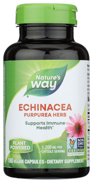 NATURES WAY: Echinacea Purpurea Herb, 180 cp