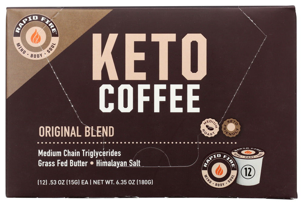 RAPID FIRE: Coffee Pods Original 12Pc, 1 PK