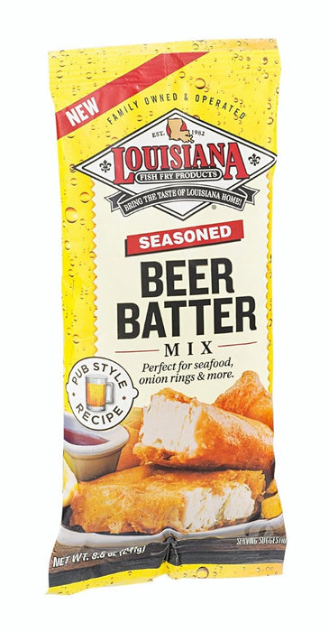 LOUISIANA: Fishy Fry Seasoned Beer Batter Mix, 8.5 oz