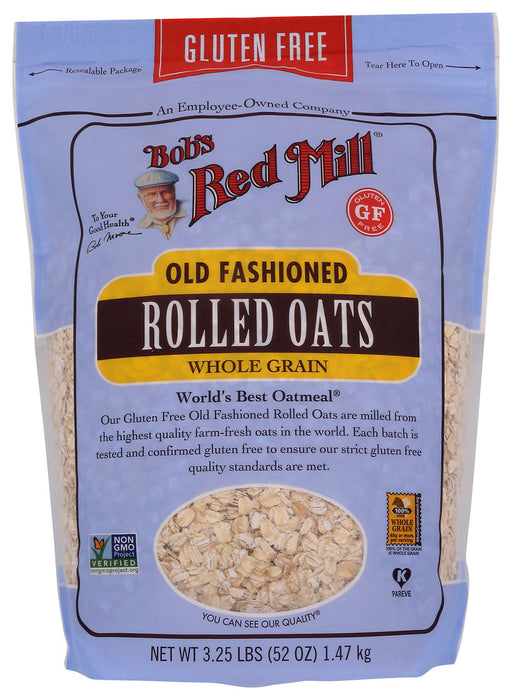 BOBS RED MILL: Gluten Free Old Fashioned Rolled Oats, 52 oz