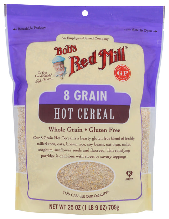 BOBS RED MILL: Cereal Hot 8 Grain, 25 oz