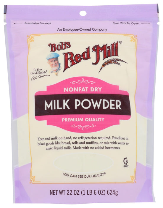 BOB'S RED MILL: Non-Fat Dry Milk Powder, 22 oz