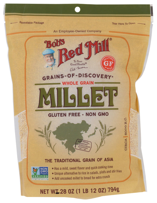 BOBS RED MILL: Whole Grain Millet, 28 oz