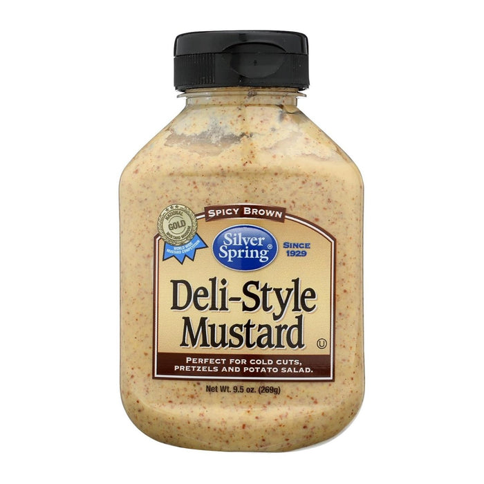 SILVER SPRINGS: Deli Style Mustard, 9.5 oz