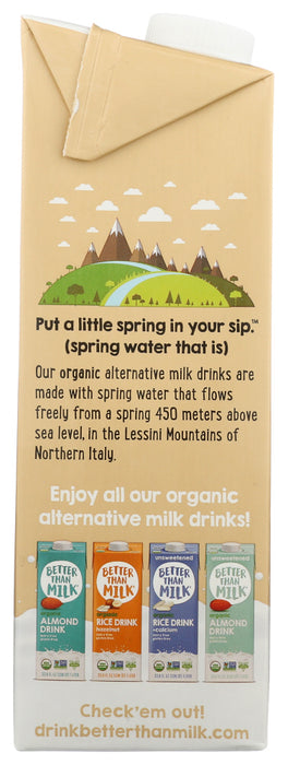 BETTER THAN MILK: Milk Oat Unswtd Org, 33.8 fo