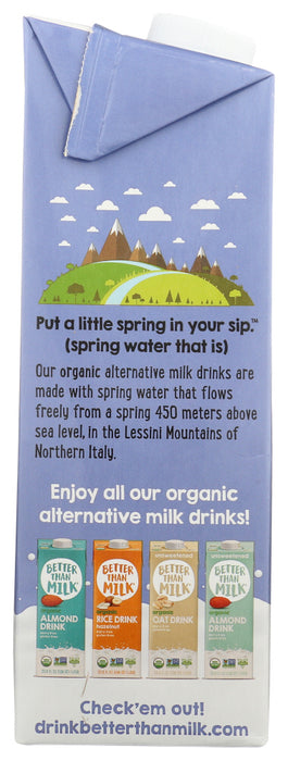 BETTER THAN MILK: Milk Rice Calcium Org, 33.8 fo