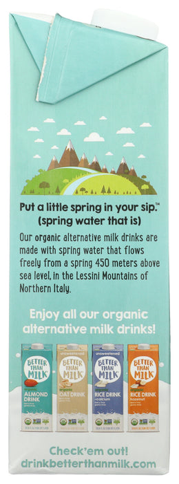 BETTER THAN MILK: Milk Almond Unswt Org, 33.8 fo