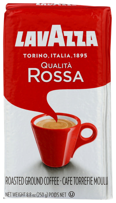 LAVAZZA: Coffee Brick Ground Qualita Rossa, 8.5 oz