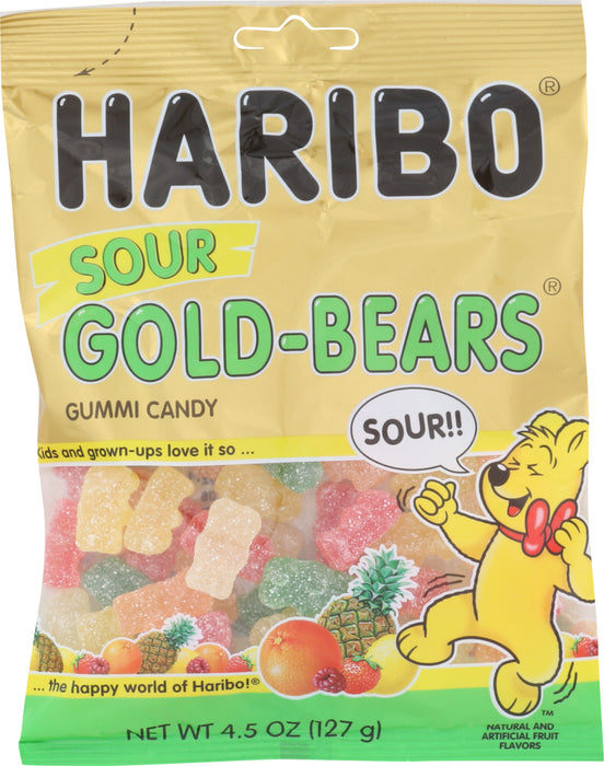 HARIBO: Sour Gummy Candy Goldbears, 4.5 oz