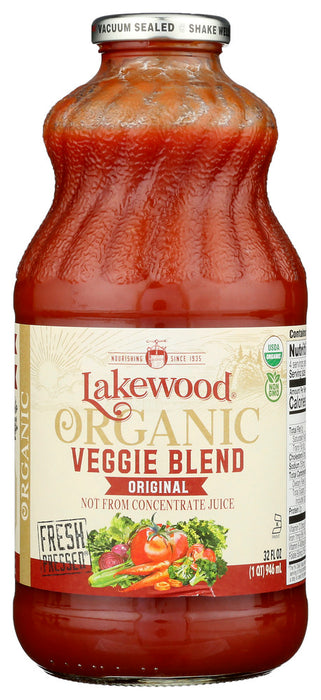 LAKEWOOD: Organic Super Veggie Juice Blend Original, 32 oz