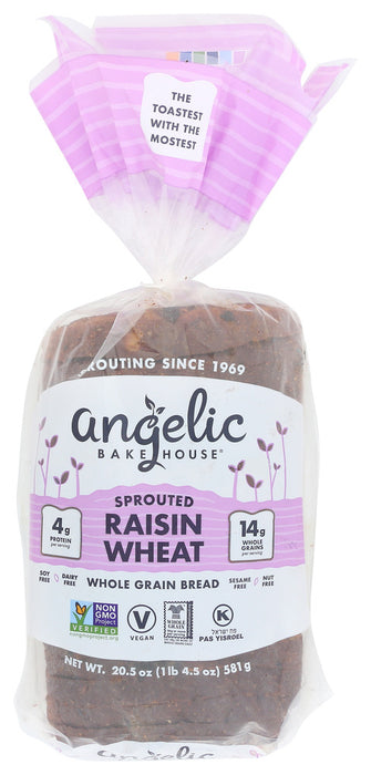 ANGELIC BAKEHOUSE: Bread Sprtd Raisin, 20.5 oz