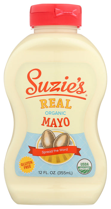 SUZIE'S: Mayonnaise Organic, 12 fo