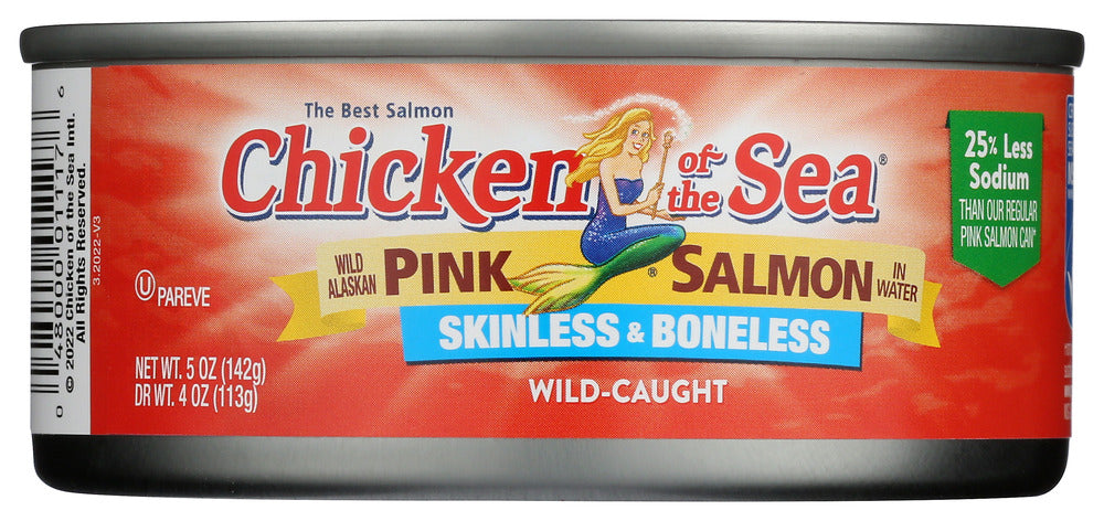 CHICKEN OF THE SEA: Salmon Wild Alaskan Rs Can, 5 oz