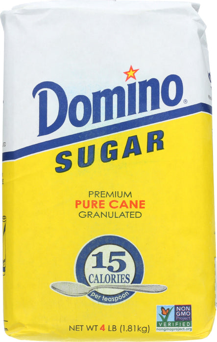 DOMINO: Sugar Granulated, 4 lb