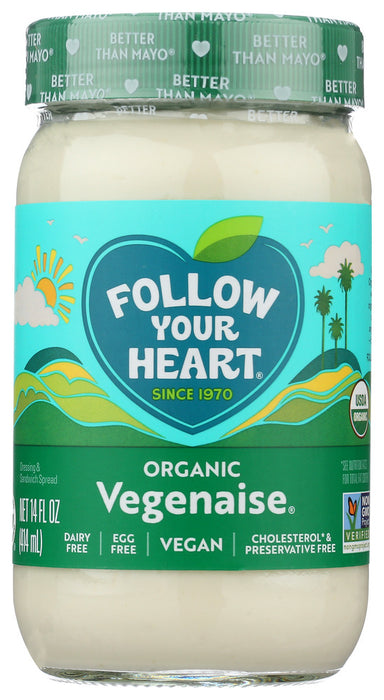 FOLLOW YOUR HEART: Organic Vegenaise, 16 oz