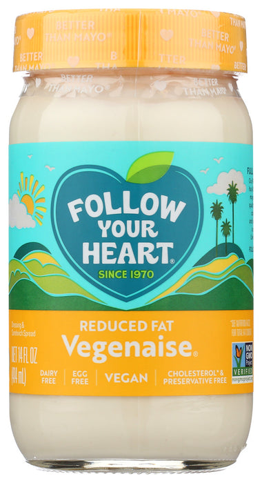 FOLLOW YOUR HEART: Reduced Fat Vegenaise, 16 oz
